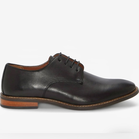 NWB Vince Camuto Mens Lamson Oxford Cap Toe Leather BLK 8 MSRP $189 - Picture 2 of 11